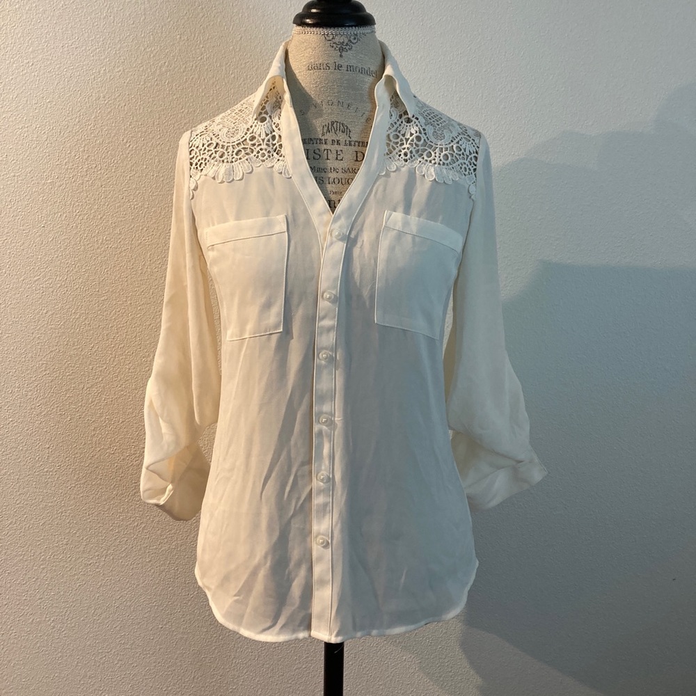Express beige blouse